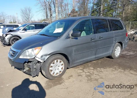 2008 Honda Odyssey Lx z USA, uszkodzony, nr VIN 5FNRL38208B070195
